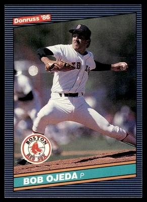 1986 Donruss Bob Ojeda Boston Red Sox #636 - Image 1 of 2