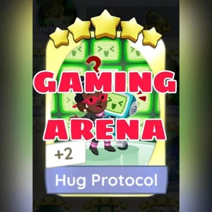 1 X Hug Protocol 5 ⭐ ⭐⭐⭐⭐ (Golden Blitz Sticker ) :- Mono_poly Go - Picture 1 of 1