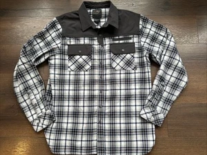 5.11 Tactical Endeavor Plaid Flannel Shirt Men’s M Snap Front Charcoal Gray - Picture 1 of 5