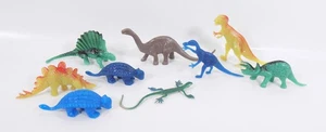 8 Spielzeug Dinosaurier Kunststoff Spielzeug Dino Figuren PRETEND PLAY TIERE SAMMLERGESCHENK - Bild 1 von 4