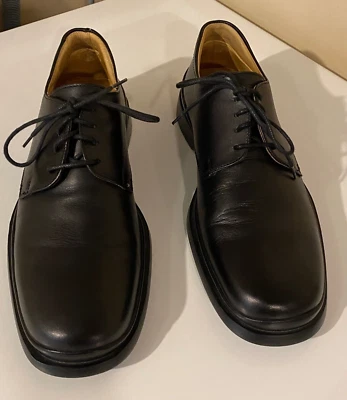 Vintage COACH GAVIN Black Leather Men's Oxford Dress Shoes - 8 D - Made in Italy - Image 1 of 4