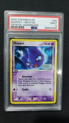 2006 Pokemon: SHUPPET 40/100 - [Reverse Holo] [EX Crystal Guardians] Mint PSA 9 - Image 1 of 2