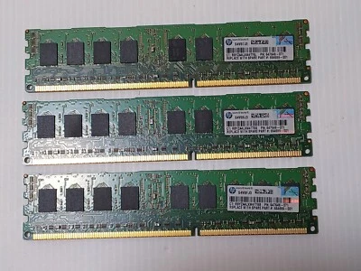 HP 647648-071 8GB KIT 3 x 4GB PC3-12800R ECC Registered RAM Server Smart Memory - Image 1 of 4
