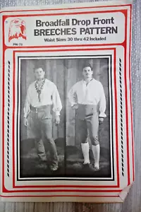 Vtg. Eagles View PM/73 Breeches Pattern Broadfall Drop Front Waist Size 30-42 - Picture 1 of 3