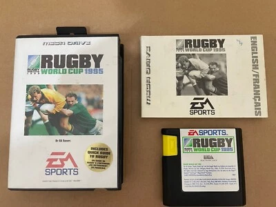 Sega Megadrive Rugby World Cup 95 Boxed CIB Pal Version Fast Despatch Next Day - Image 1 of 4