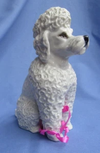POODLE ROSENTHAL GERMANY DOG 6" sitting figurine - Picture 1 of 11