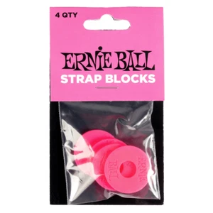 PACK DE 4 STRAP BLOCKS ROSE ERNIE BALL 5623 - Picture 1 of 3
