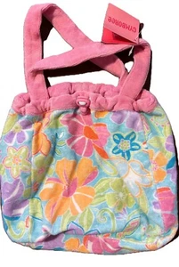 Gymboree vintage 2006 PALM SPRINGS Backpack-Pool-Beach terrycloth Bag NWT 6 7 8 - Picture 1 of 2