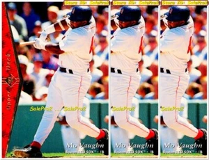3x UD SP 1995 MO VAUGHN MLB BOSTON RED SOX SUPERSTAR MINT #125 CARDS LOT - Picture 1 of 2