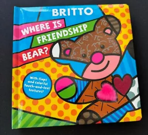 Romero Britto – Where is Friendship Bear? Book ** NEW ** - Imagen 1 de 7