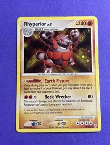 Holo Swirl Rhyperior 12/130 Diamant und Perle Pokémon TCG LP - Bild 1 von 2
