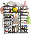10 Tier Shoe Rack Organizer, Large Tall Shoe Rack Shelf Holds 55-65 Pairs Shoes 