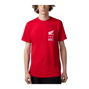 Fox Racing "Honda" Short Sleeve Tee (Flame Red) T-Shirt - Picture 1 of 2