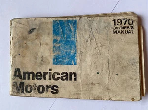 American Motors 1970 Owners Manual Paperback Book Used - Picture 1 of 10