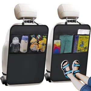 Trittmatten mit Organizer - 2er Pack Rücksitzschoner Sitzbezüge für Ihr Auto	 - Bild 1 von 7
