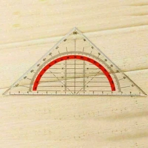 Geodreieck unzerbrechlich flexibel Geometrie Lineal Büro flexibel Schule E Q6K0 - Bild 1 von 12