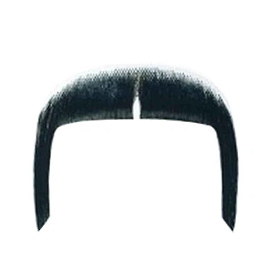 Mafiosibart de Luxe, handgeknüpft, Echthaar-Bart, schwarz - Bild 1 von 2