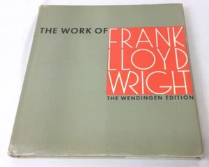 The Work of Frank Lloyd Wright Wendingen Ed 1st Ed 2nd Printing 1965 HC/DJ VG - Picture 1 of 12