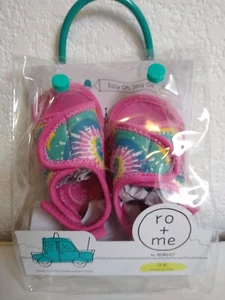 ro+me Tie Dye Bright Pink Baby Girl Summer Shoes 0-6 Month by Robeez  - Picture 1 of 4
