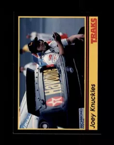 1991 Traks Racings Cards #185 Joey Knuckles SET BREAK - Foto 1 di 2