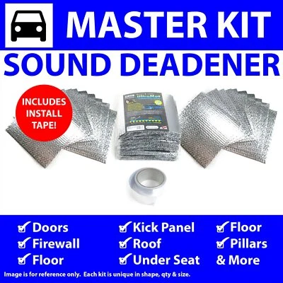 Heat & Sound Deadener Early Triumph 1946 - 1954 Master Kit + Cinta de Costura 49686Cm2 Foto 1 de 4