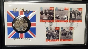 GREAT BRITAIN 1994 D-Day 50th Anniversary 50 Pence First Day Cover Fleetwood - Picture 1 of 9