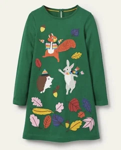 NWT Mini Boden Big Appliqué Jersey Dress - Picture 1 of 19