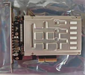 Kioxia 7.68TB NVMe SSD PCIe x4, 3140MB/s seq read, barely used, GREAT! - Photo 1/8