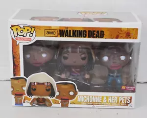 Funko Pop! The Walking Dead Michonne & Her Pets PX PREVIEWS EXCLUSIVE - Picture 1 of 6