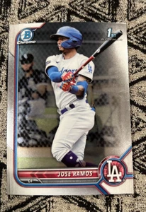 2022 Bowman Chrome Prospects Jose Ramos 1st Bowman #BCP-129 Dodgers - Bild 1 von 2