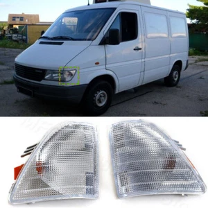 Front Indicators Repeater Corner Light Pair For Mercedes-Benz Sprinter 1996-2000 - Picture 1 of 6