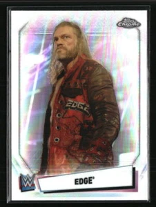 Edge 2021 Topps Chrome Refractor #19 Wrestling Card - Picture 1 of 2