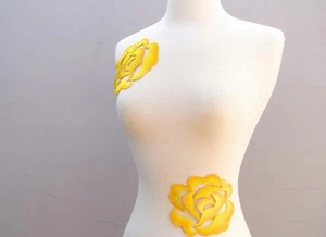 Embroider Big Rose Red Aplique Iron On ! - Picture 1 of 10
