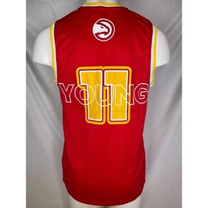 Trae Young #11 Atlanta Hawks NBA Men's Red Jersey - Picture 1 of 10