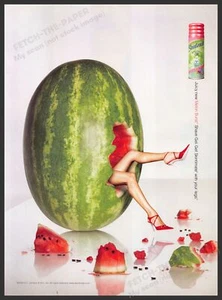 Skintimate Melon Burst 2000er Print Werbung 2005 Beine Wassermelone - Bild 1 von 1