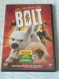 Walt Disney Bolt DVD 2010 Rhino Hamster John Travolta Miley Cyrus New Sealed - Picture 1 of 2