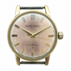 【Reloj】SEIKO KING DIASHOCK 25JEWELS King Reloj Herido a Mano 25 Joyas Escudo - Imagen 1 de 5