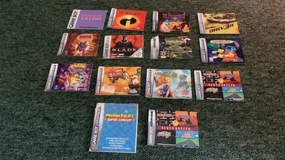Gameboy Advance bundle of 15 instruction booklets manuals - Image 1 of 4
