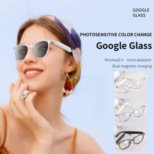 Auto-Tint Bluetooth Smart Glasses with Voice Assistant | Music & Calls for Drivi - Picture 1 of 8