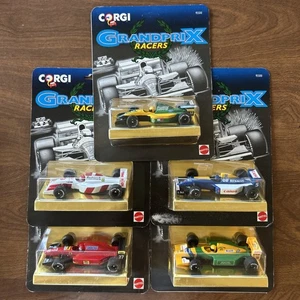 Juego de 5 Mattel CORGI *GRAND PRIX RACERS* 1993 - Imagen 1 de 4