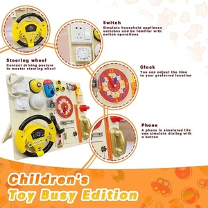 Toddler Sensory Board Game Board Intelligence Learning Toy Sensory Board Game - Picture 1 of 9