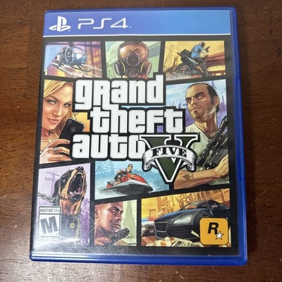 CASE & PAMPHLET ONLY Grand Theft Auto V (Sony PlayStation 4, 2014) - Image 1 of 3