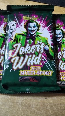 1 PACK 2025 Wild Card Jokers Wild GOD Brick Multi-Sport PACK ALL 1/1