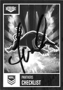 Signed 2022 PENRITH PANTHERS NRL Premiers Card IVAN CLEARY - Bild 1 von 3