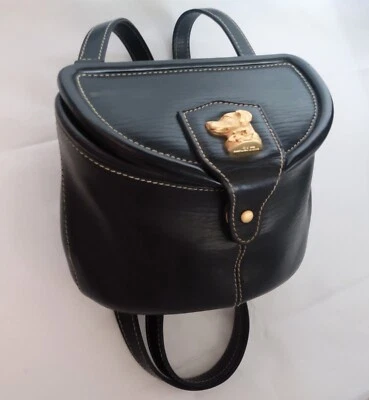 BOLSO CRUZADO DE HOMBRO BARRY KIESELSTEIN CORD CUERO NEGRO HERRAJES DORADOS Foto 1 de 4
