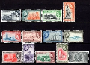 Barbados 216-227 hinged George VI, 1950. Dover Fort, Sugar cane breeding. x46425 - Picture 1 of 2