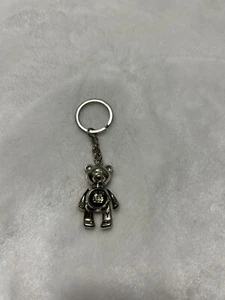 Silver New York Teddy bear Moving Parts keychain - Picture 1 of 3
