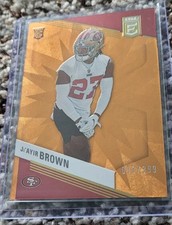 2023 Donruss Elite Ji'ayir Brown ORANGE RC #'d 093/399 49ers 