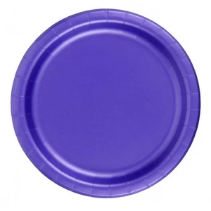 Creative Converting Dinner Plates 24 Count 10 - 1/4 Inch Diameter purple - Picture 1 of 2