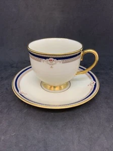 Lenox Fine China Buchanan (Präsidentensammlung) Fußbecher & Untertasse Set - Bild 1 von 8